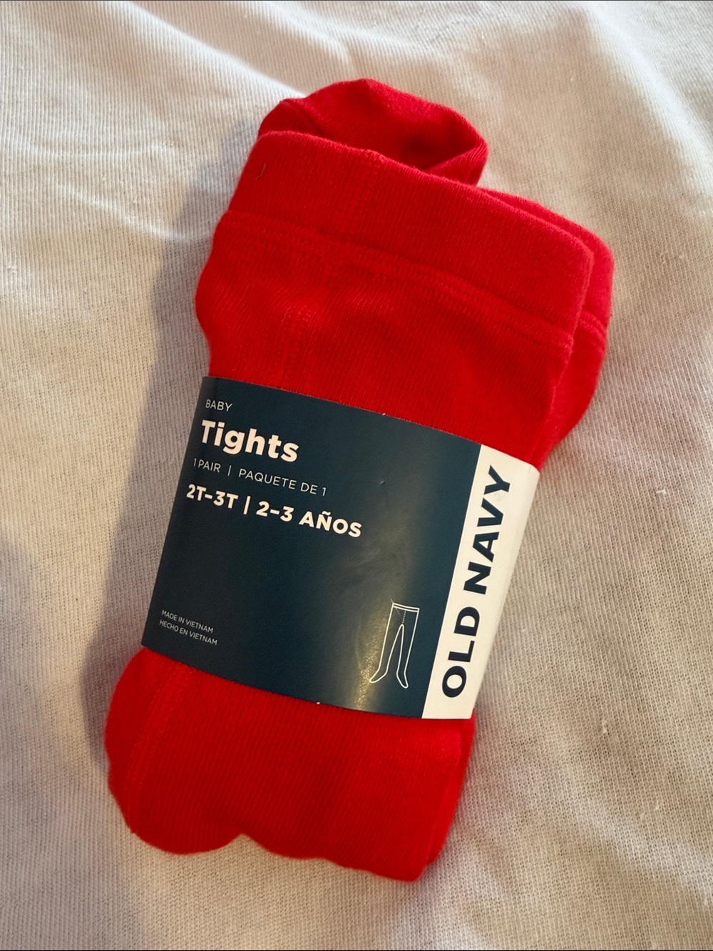 Old Navy Red Baby Tights